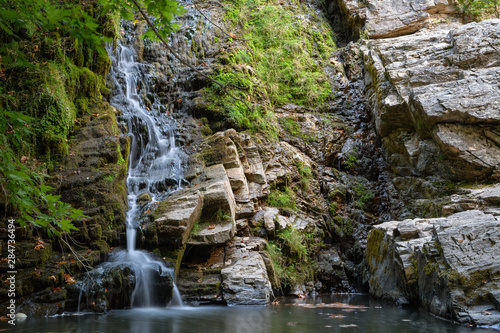 A small waterfall near Maries village in Thasos island, Greece