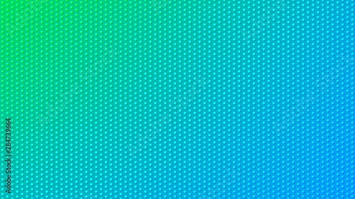 Blurred background. Circle dots pattern. Abstract green and blue gradient design. Round spot texture background. Landing blurred page. Circles bubble or dots pattern. Vector