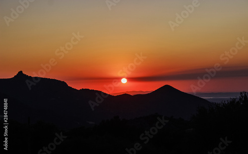 Poner del Sol - Cordilleras Béticas - Sierra de Grazalema España