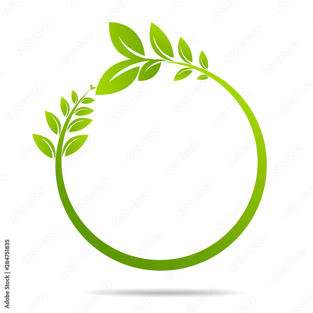 Ecology, organic with leafs eco style. Business concepts to protect nature Ecology, organic with leafs eco style. Business concepts to protect nature