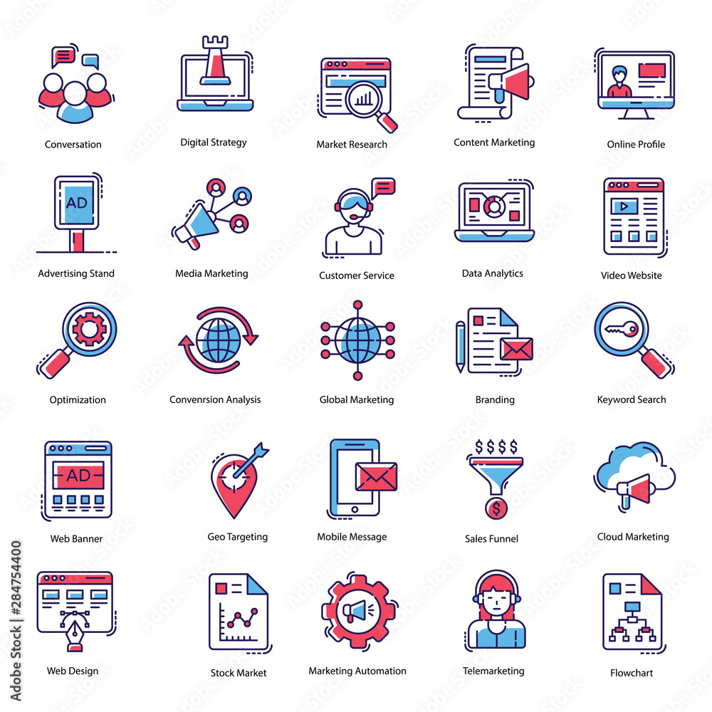 Advertising Icons Pack Advertising Icons Pack