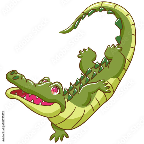 crocodile vector graphic