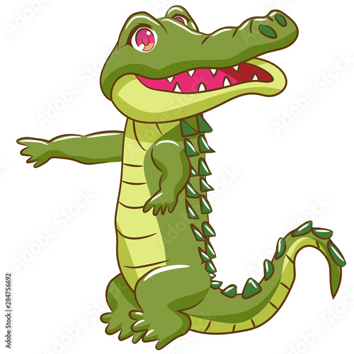 crocodile vector clipart