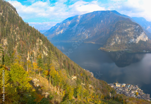 A view from the Buildings and nature