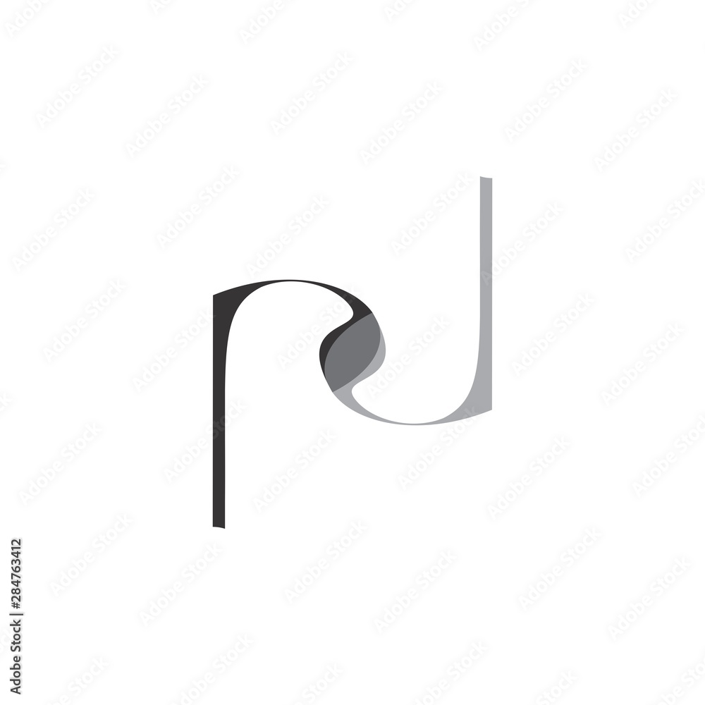 rj letter logo design vector rj letter logo design vector