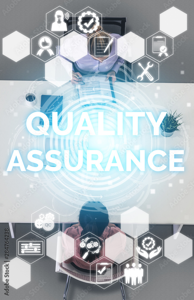 © InfiniteFlow - Quality Assurance and Quality Control Concept - Modern graphic interface showing certified standard process, product warranty and quality improvement technology for satisfaction of customer. © InfiniteFlow - Quality Assurance and Quality Control Concept - Modern graphic interface showing certified standard process, product warranty and quality improvement technology for satisfaction of customer.
