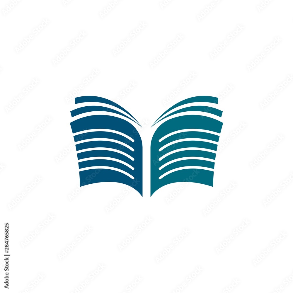 Book logo template vector icon Book logo template vector icon