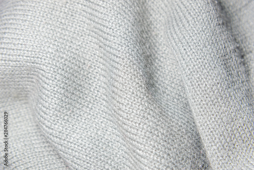 Grey knitting wool texture.