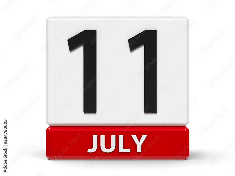 Cubes calendar 11th July Cubes calendar 11th July