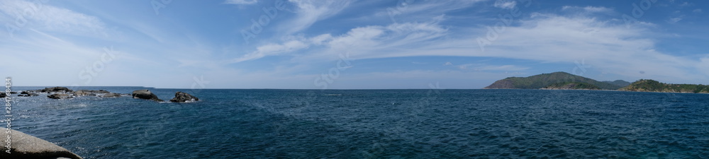 panorama view of the sea