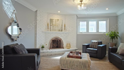 Living room interior. North America House.