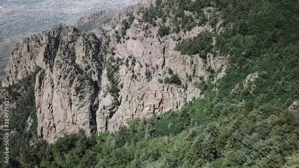 Birds eye view over New Mexico mountains. Birds eye view over New Mexico mountains.
