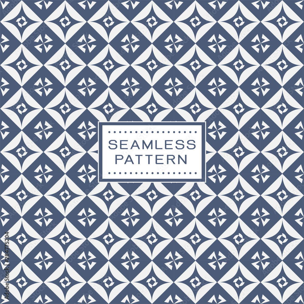 Seamless pattern with abstract shape and simple geometric concept. Endless pattern on background, vector illustration Seamless pattern with abstract shape and simple geometric concept. Endless pattern on background, vector illustration