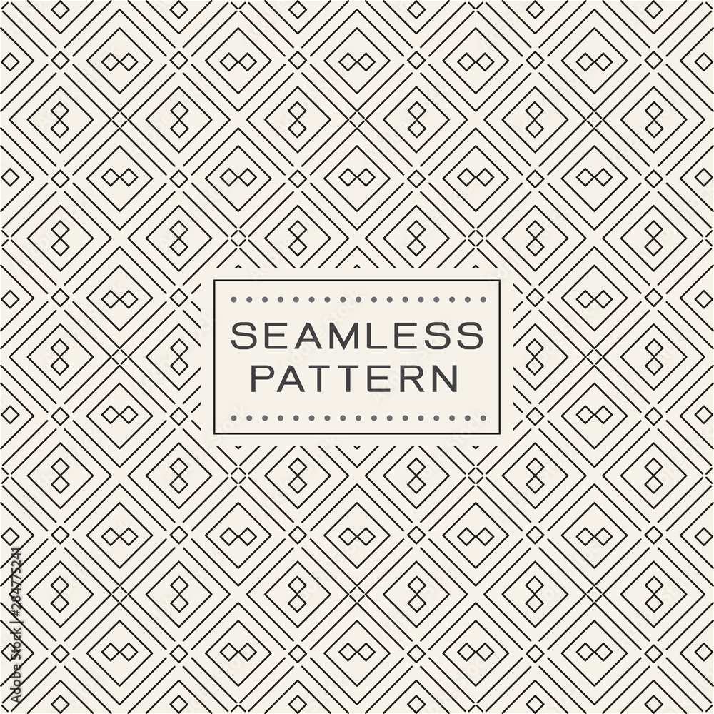 Seamless pattern with abstract shape and simple geometric concept. Endless pattern on background, vector illustration Seamless pattern with abstract shape and simple geometric concept. Endless pattern on background, vector illustration