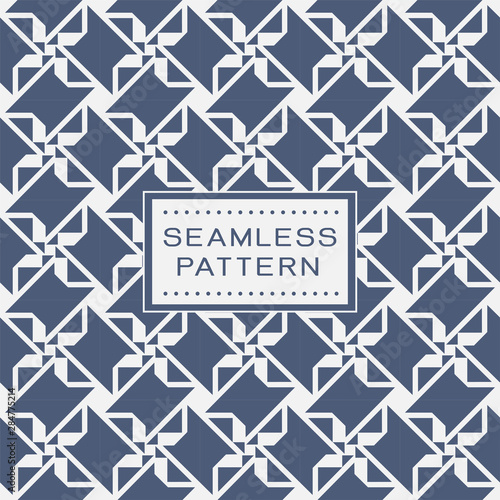 Sseamless pattern with abstract shape and simple geometric concept. Endless pattern on background, vector illustration photo