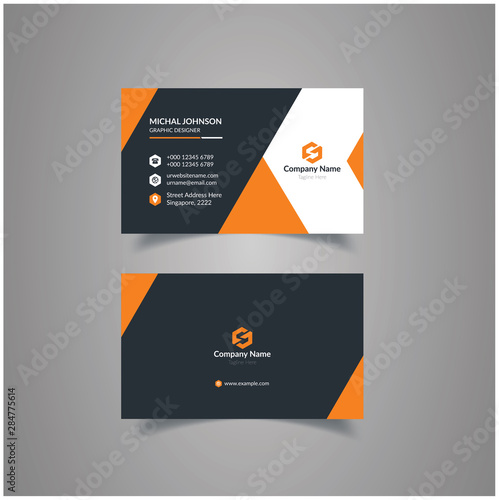 business card template