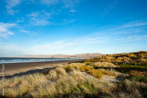 New Brighton Beach  South Island New Zealand