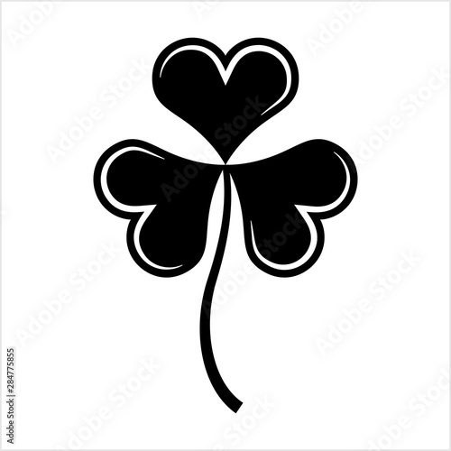 Wallpaper Mural Shamrock Three Leaf Clover Icon Torontodigital.ca