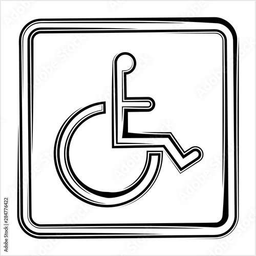 Access Icon Design (Disabled Handicap Symbol)