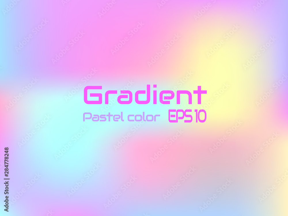 The vintage sweet pink gradient to cyan color, Pastel abstract background design.