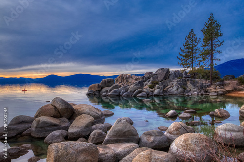 Colorful Sunset at Sand Harbor