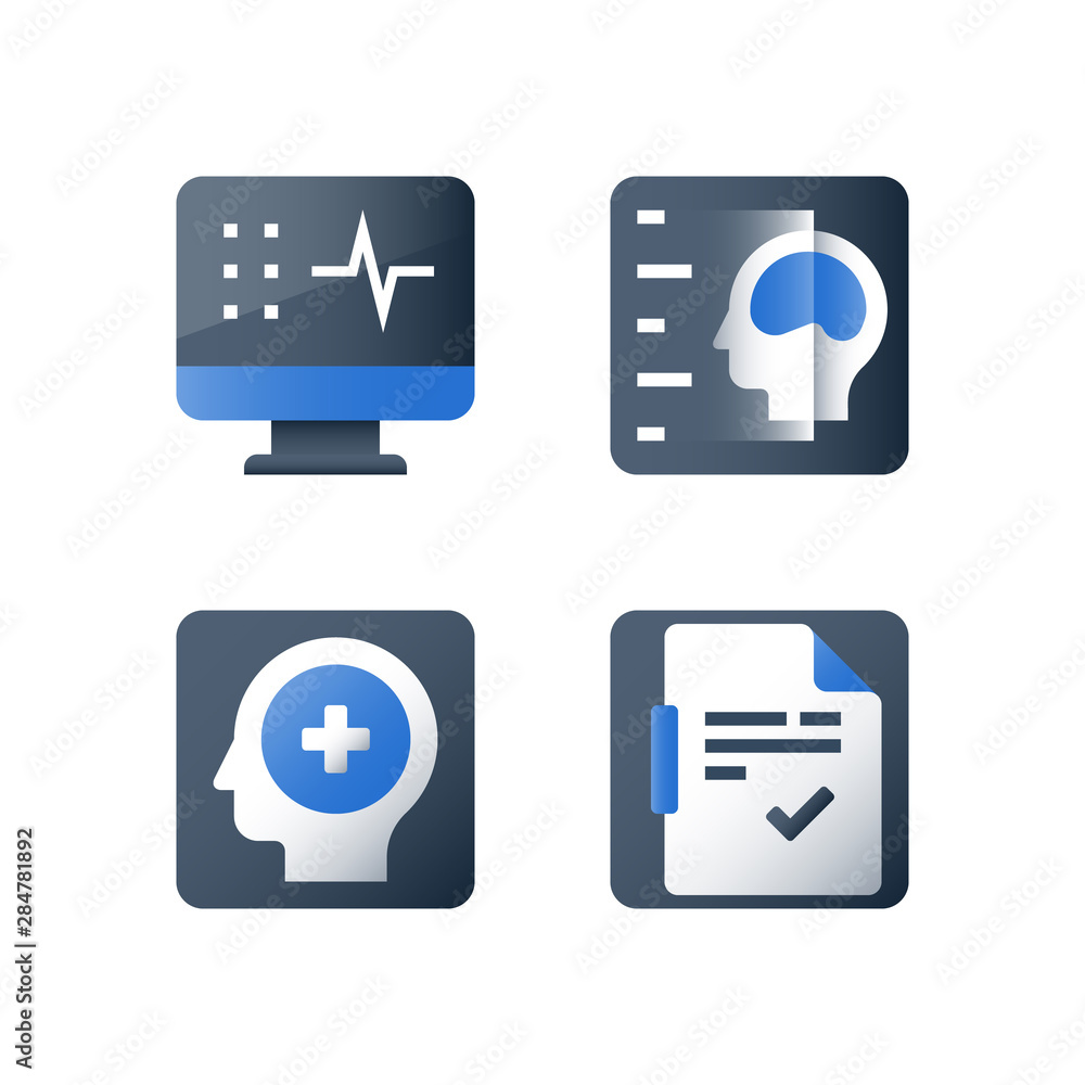 Brain examination, magnetic resonance imaging procedure, medical services, health care check up, head diagnosis, find tumor Brain examination, magnetic resonance imaging procedure, medical services, health care check up, head diagnosis, find tumor