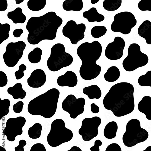texture white cow black spot repeated seamless pattern print dalmatian dog print