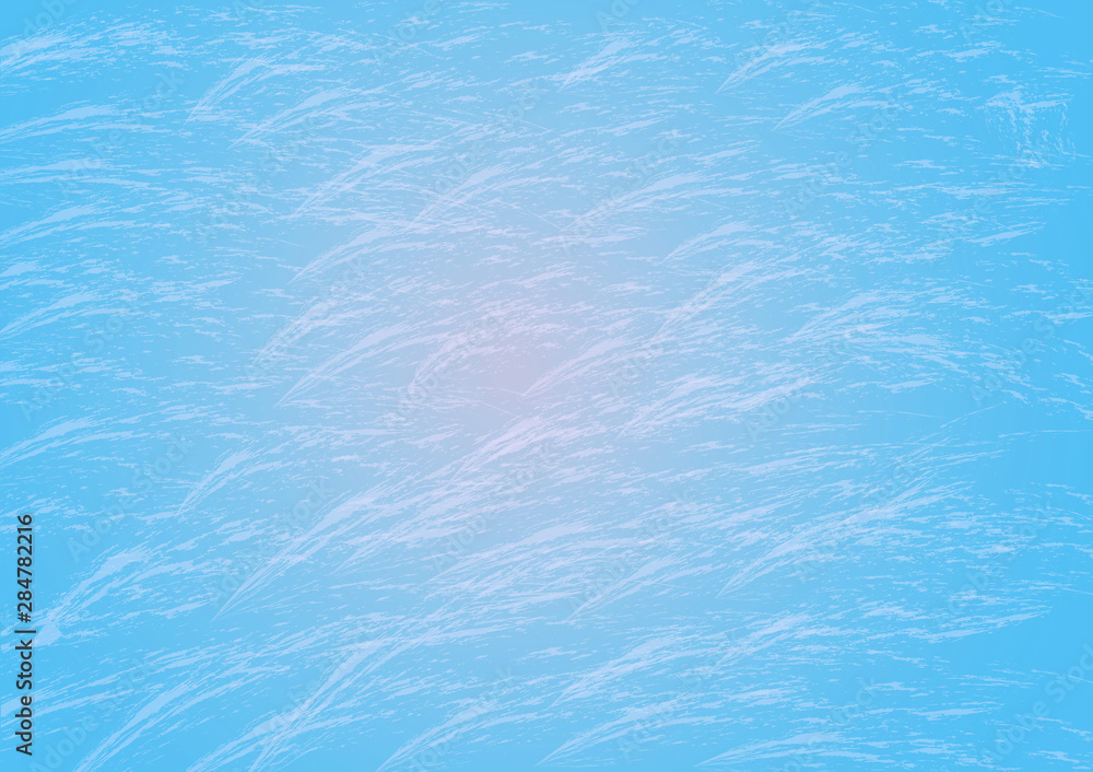 Fototapeta premium blue ocean background vector with glow wave pattern design, sea illustration
