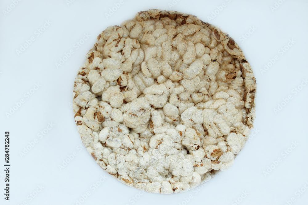 Slices - healthy breakfast on a white background Slices - healthy breakfast on a white background