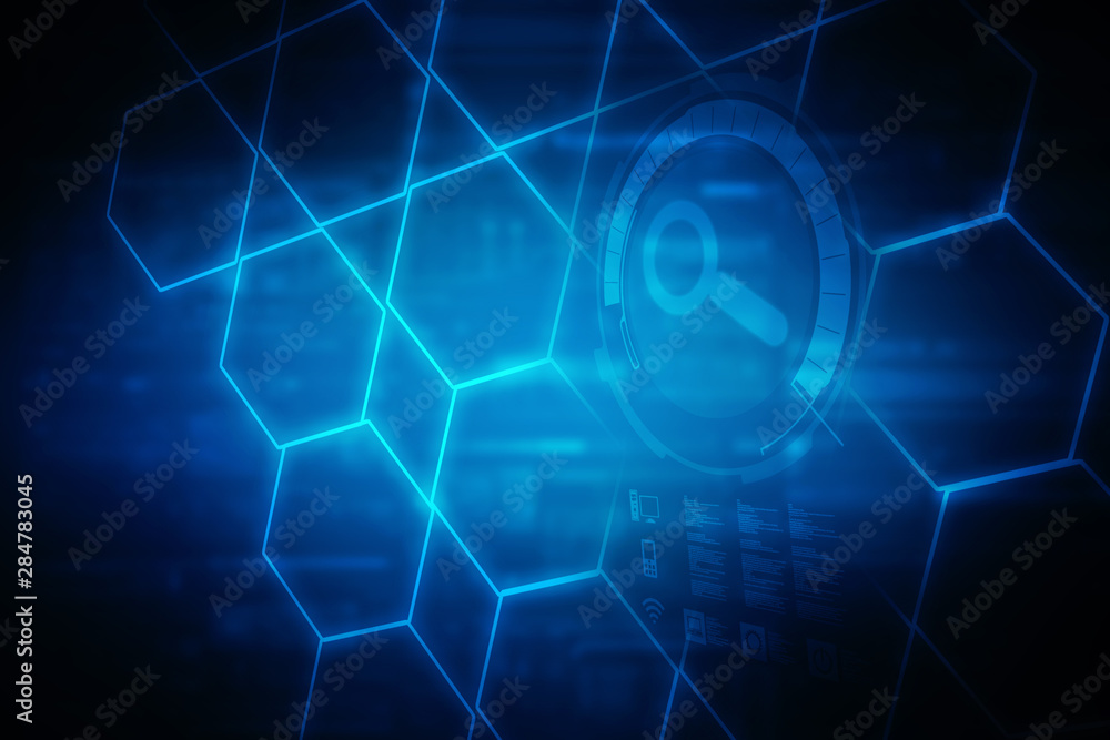 search button 2d illustration search button 2d illustration