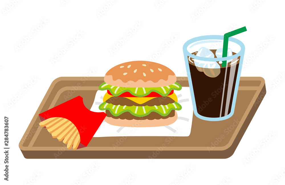 ハンバーガーセット アイコン Stock ベクター Adobe Stock ハンバーガーセット アイコン Stock ベクター Adobe Stock