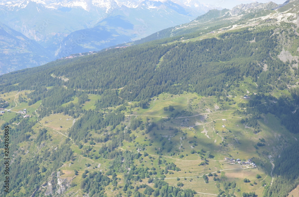 Parcours de randonnée lac de l'étroit Peisey Nancroix Parcours de randonnée lac de l'étroit Peisey Nancroix