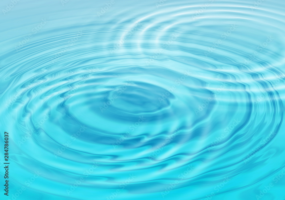 Abstract water background with wavy circles Abstract water background with wavy circles