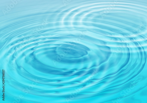 Abstract water background with wavy circles