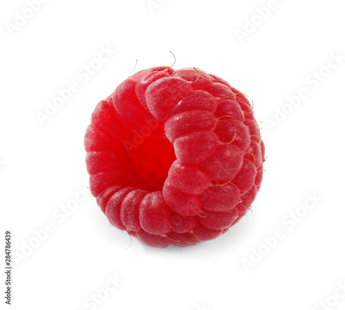 Red raspberries without leaves isolated