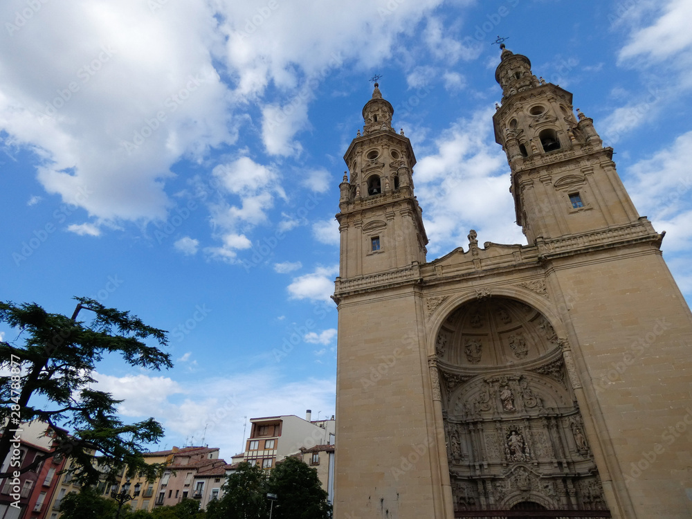 Catedral Barroca de la ciudad de Logroño, La rioja, España
