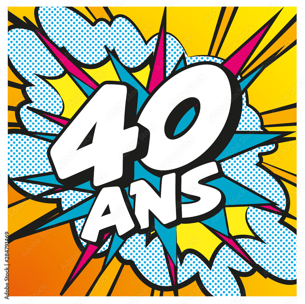 cartes anniversaire 40 ans 7 cartes anniversaire 40 ans 7