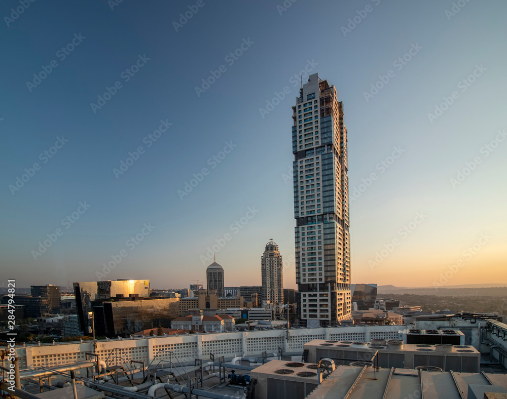 Fototapeta premium Sandton Sunset