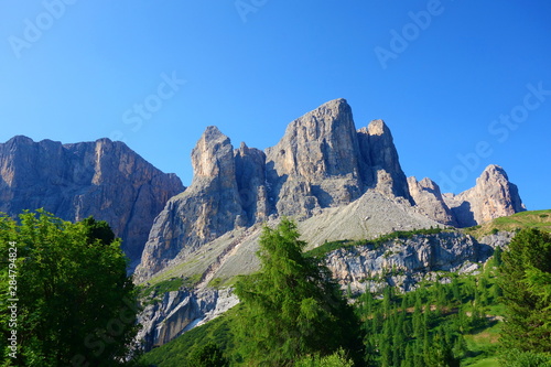 Italy, Dolomites, Cinque Torri. / Cinque Torri are a small group belonging to Nuvolao group, in the Eastern Dolomites