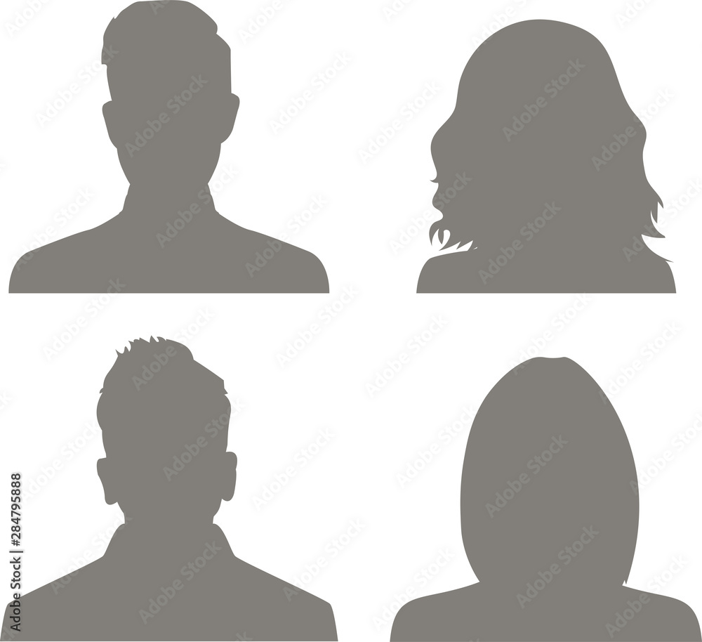 Set of hand drawn male, Avatar profile icon (or portrait icon).User flat avatar icon, sign, profile people symbol, web Set of hand drawn male, Avatar profile icon (or portrait icon).User flat avatar icon, sign, profile people symbol, web