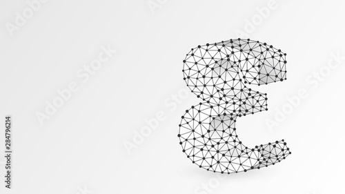 фотографія Epsilon, the letter of a Greek alphabet