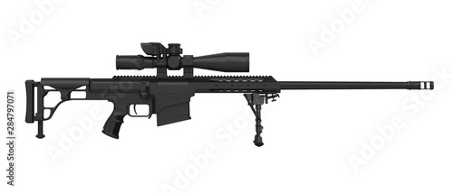 Sniper Rifle Isolated