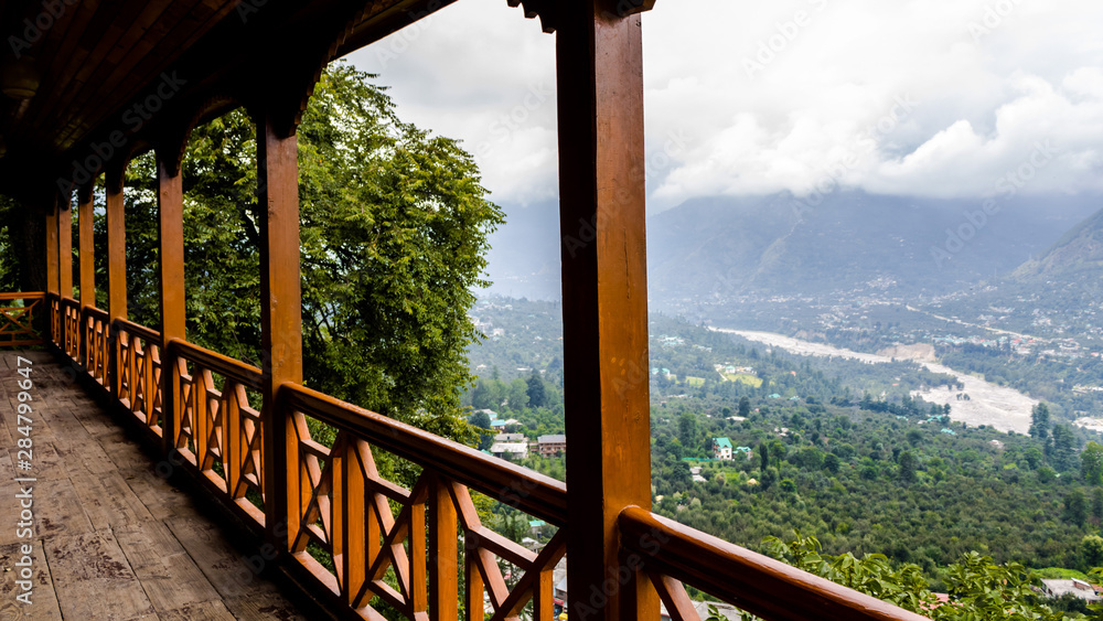 Naggar Castle - Beautiful Landscape from Ancient architecture Naggar Castle - Beautiful Landscape from Ancient architecture