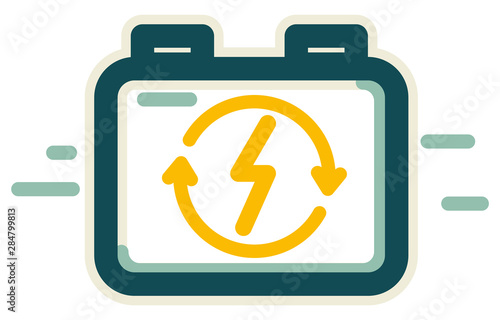 Battery Management System Icon