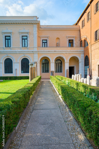 Park Alley with Colossal Vase - Historical Monument