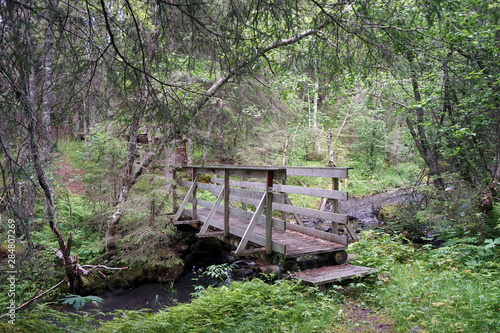 Wooden bridge