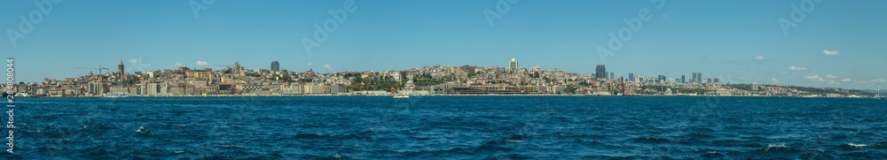 panoramic view of Istanbul, Turkey