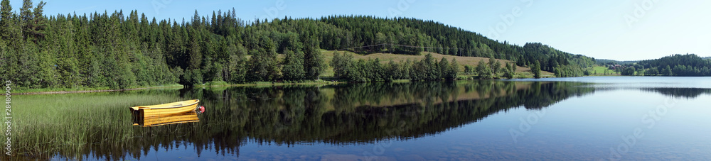 Panorama of lake Panorama of lake