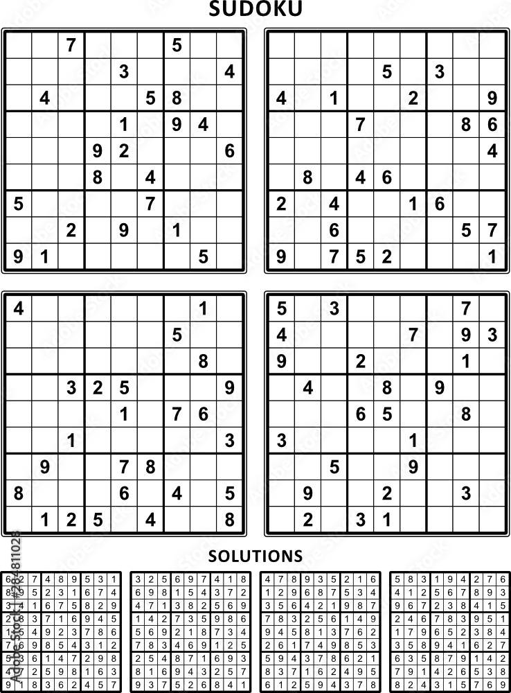 The Le Monde sudoku puzzle. A level 4. I dare say that this is