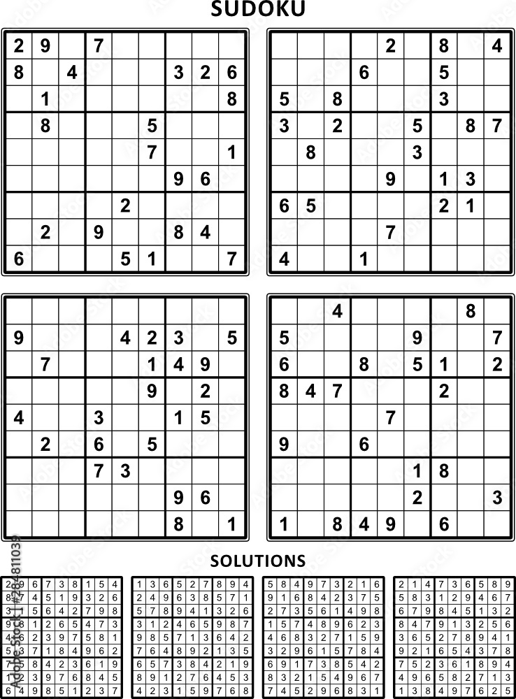 3 Sudoku Puzzle Books Sudoku Printable Printable Sudoku -  Israel